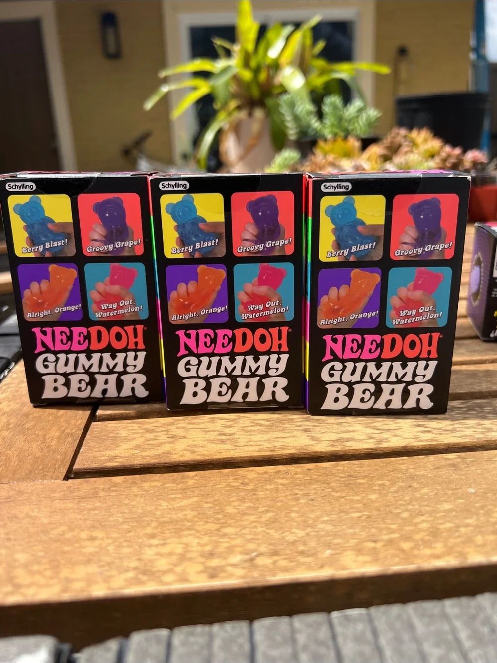 NeeDoh Gummy Bear Kids Toy - Purple, Blue, Pink ALL 3!